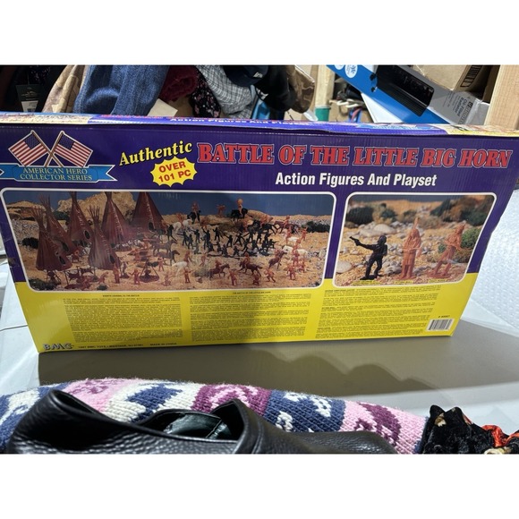 Battle Little BigHorn BMC Action Figure Play Set Sitting Bull Custer Crazy Horse